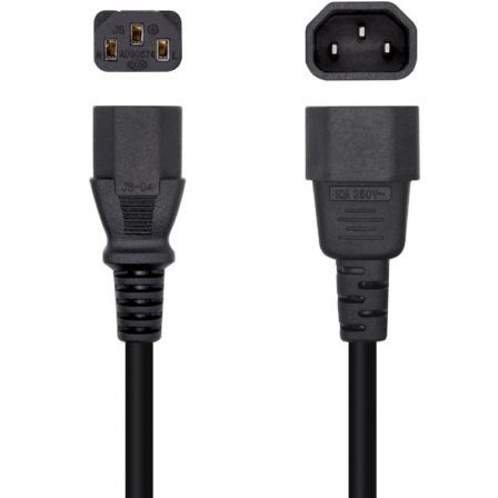 Aisens Cable de Alimentación CPU C13/C14 Negro 3m Aisens Cable de Alimentación CPU C13/C14 Negro 3m